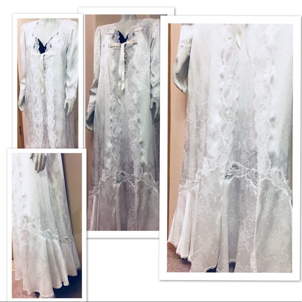 Vintage Lauren Alexandra Robe & Nightgown Set - Picture 6 of 8